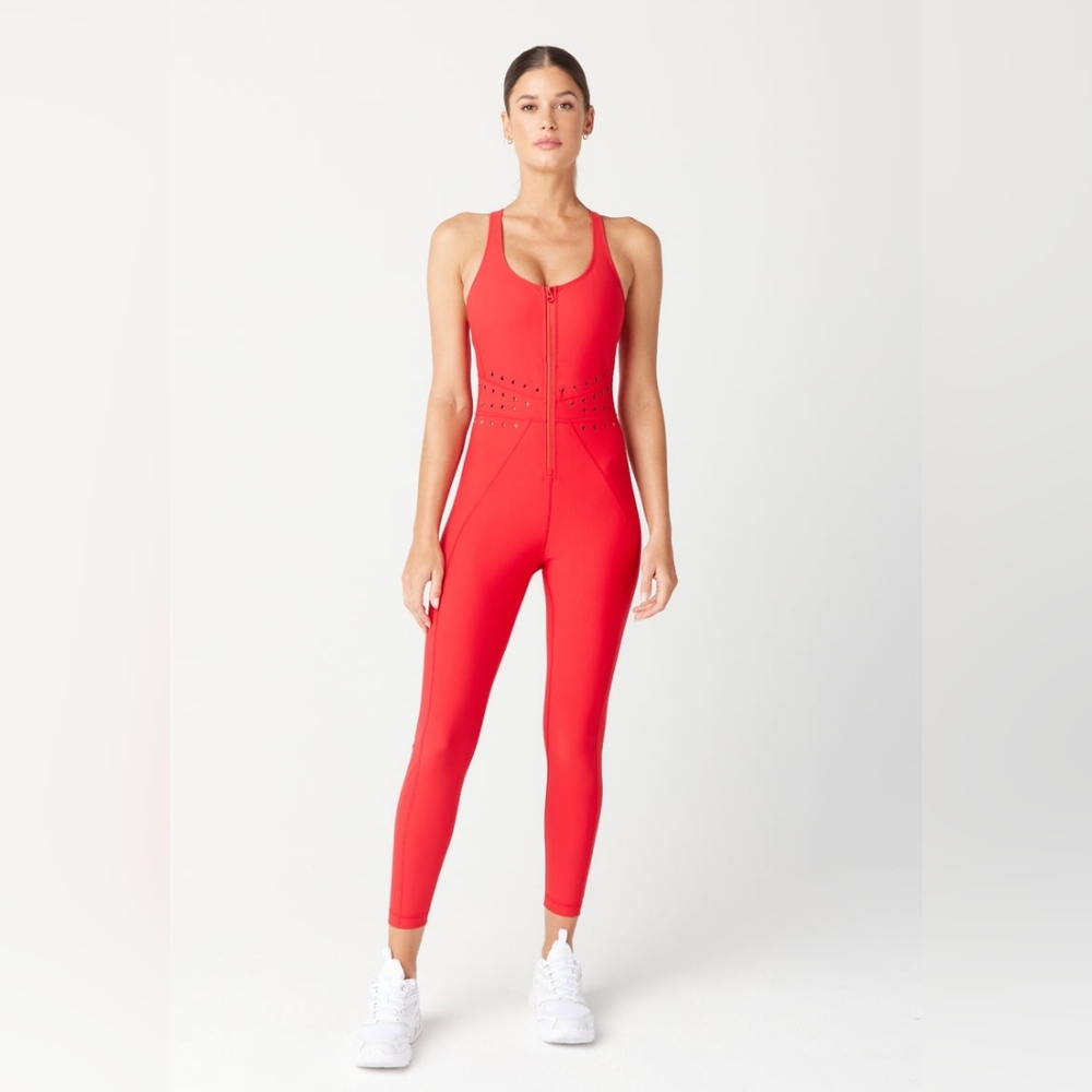 NWT- GIGI C hunter jumpsuit red Sz XS